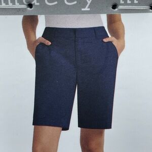 Matty M Women's Size S Casual Navy Cotton Blend Shorts H0698